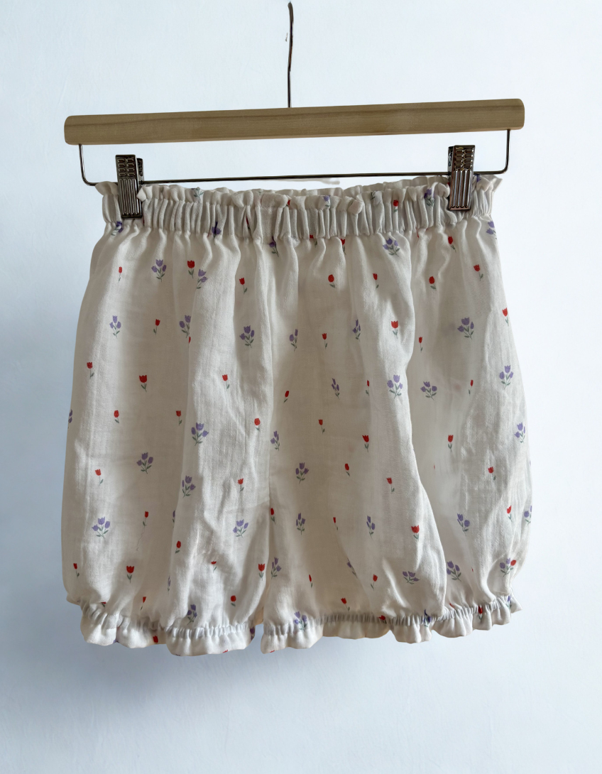 Pyjama Femme Coton Tulipes Fait Main – The Sleeping Beauty Club